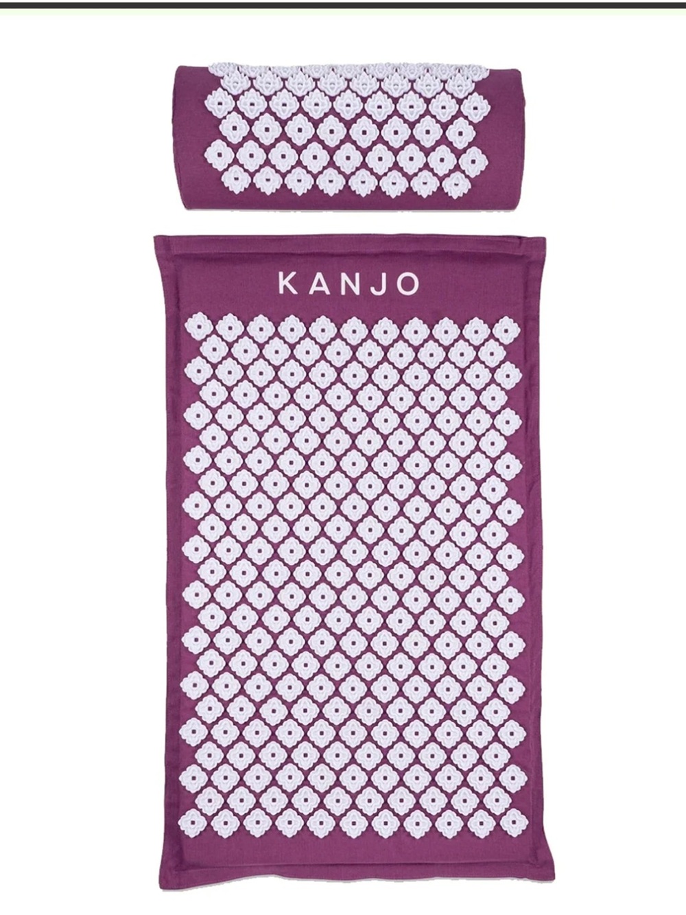 KANJO MEMORY FOAM ACUPRESSURE MAT SET, AMETHYST